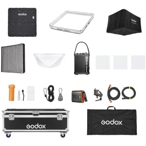 Godox KNOWLED AM1600R, Panou LED RGB gonflabil, 243.8 x 243.8 cm, cu softbox 