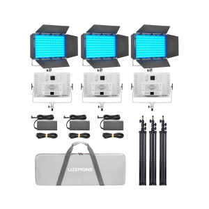 Godox Litemons LP1200R Kit 3 Panouri LED RGB, cu stative