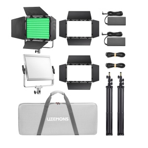 Godox Litemons LP600R, Kit 2 Panouri LED RGB, cu stative