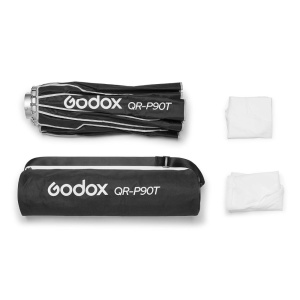 Softbox Godox QR-P90T, 90cm, cu montura Bowens