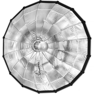 Softbox octagonal Godox S105T 105cm cu montura Bowens vizibil din fata