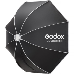 Godox UL-BOX-Octa-120 Softbox Octogonal Easy Fold 120 cm montura Bowens cu grila si difuzoare