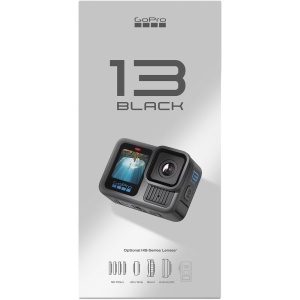 GoPro Hero13 Black, Camera de Actiune 5.3K60, 27MP, 10m Waterproof