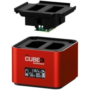Hahnel ProCUBE 3, Incarcator dublu Canon LP-E6, LP-E8 si LP-E17