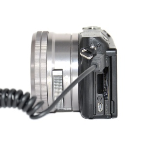 JJC JF G Cable F2, Cablu Remote spiralat, inlocuitor pentru Sony Multi Interface