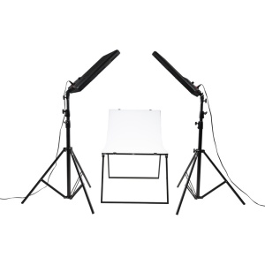 Kit 2 Panouri LED Nanlite 12-2008 2KIT Compac 100 Daylight, 5600K + Accesori