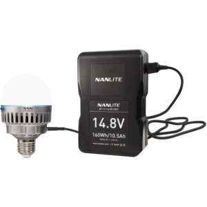 Kit 4 becuri LED Nanlite PavoBulb 10C RGBWW, 14-1004-4KIT, E27