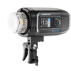 Kit blit de studio Westcott FJ400, 400Ws, TTL, cu acumulator, declansator si softbox