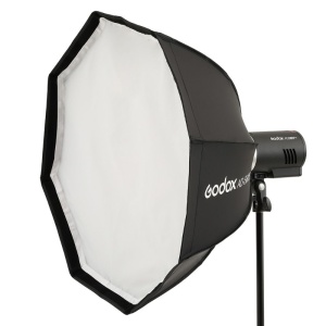 Kit 3 Blițuri Godox, AD300Pro & 2x AD100Pro, cu stative, softbox și umbrelă