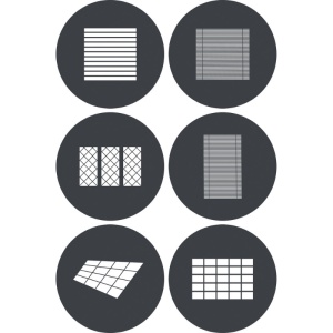 Kit filtre GOBO Godox GP-GS4 pentru GP-19K/26K/36K