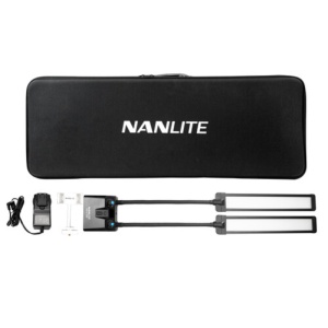 Lampă LED Nanlite Mira 26B,11-1080, cu două brațe flexibile (Gooseneck) și suport telefon