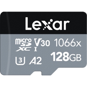 LEXAR  microSDXC SILVER 1066x UHS-I/U3/A2 R160/W120 (V30) 128GB