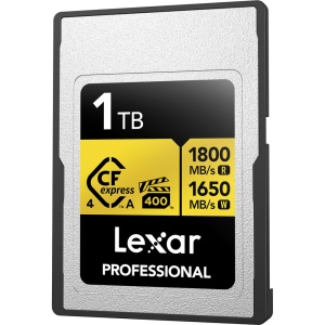 Lexar Pro Gold CFexpress 4.0 Type A, Card de memorie 1TB, R1800/W1650 mb/s, VPG400