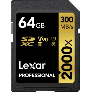 Card de memorie LEXAR SDXC Pro 2000X UHS-II U3 64GB