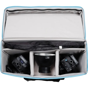 Nanlite FS-150B Kit 2 Lămpi LED Bi-Color, cu stative și softbox-uri