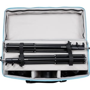 Nanlite FS-300B Kit 2 Lămpi LED Bi-Color, cu stative și softbox-uri, FS-300B 2KIT-S-LS-1