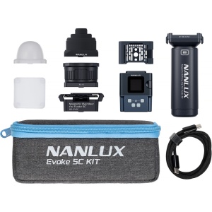 Nanlux Evoke 5C reflectoare LED RGBWW compacte profesionale Full-Color Spot Light Kit