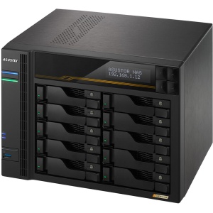 NAS Asustor Lockerstor 10 Gen3 AS6810T, 16GB DDR5 ECC, AMD Ryzen V3C14