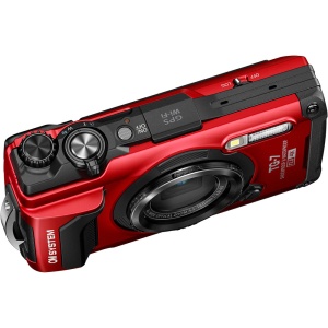 OM SYSTEM Tough TG-7, Camera foto compacta, 12MP, outdoor, Rosu