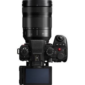 Panasonic Lumix S1R II, Camera mirrorless full-frame, 44.3MP cu obiectiv Lumix S 24-105mm f4 Macro