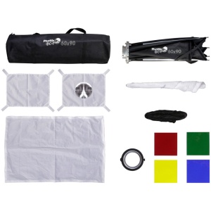 Phottix G-Capsule 60x90 cm, Softbox rectangular 5-in-1, montura Bowens