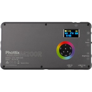 Phottix M200R, Panou LED RGB, 3200-5600K