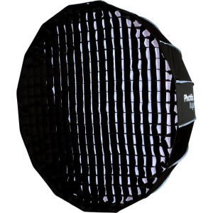 Phottix Raja Quick-Folding 85 cm, Umbrela softbox cu Grid, montura Bowens