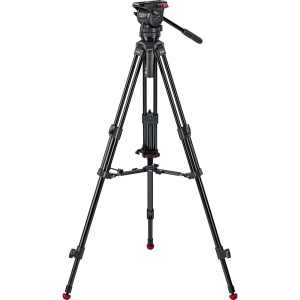 Sachtler System Ace M MS Mark II , cap fluid, trepied din aluminiu in 2 trepte 