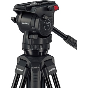 Sachtler System Ace XL GS AL Mark II, cap fluid, trepied din aluminiu in 3 trepte