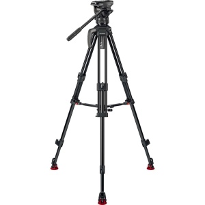 Sachtler System Ace XL MS AL Mark II, cap fluid, trepied din aluminiu in 3 trepte