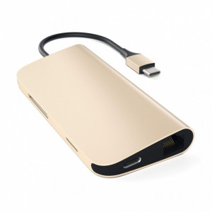 Satechi ST-TCMAG, Adaptor Multi-Port Type-C Auriu