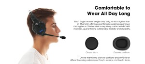 Hollyland Solidcom C1-2S (Headset x 2) Sistem Intercom Wireless Full-Duplex