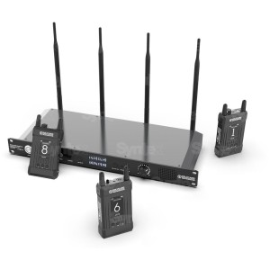Syscom 1000T Full Duplex Intercom System - 8 belt pack