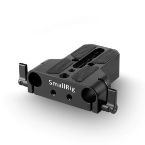 SmallRig 1674 Placă de bază cu Clemă pentru Tijă Dublă de 15 mm