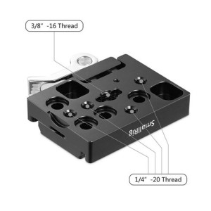 SmallRig 2144 Clemă și Placă cu Eliberare Rapidă (Compatibilă Arca)