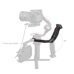 SmallRig 3028D Maner cu Curea pentru DJI RS 2 / RSC 2 / RS 3 / RS 3 Pro / RS 3 Mini / RS 4 / RS 4 Pro / RS 4 Mini