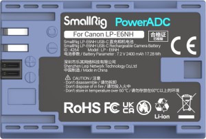 SmallRig 4264 Camera Battery USB-C Rechargable LP-E6NH