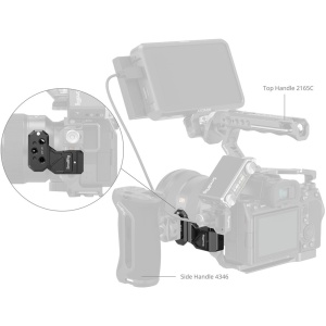 SmallRig 4458, Adaptor extensie cu sina NATO, pentru grip lateral
