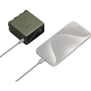 SmallRig 4577 Acumulator NP F970 10,500mAh, Verde, incarcare USB-C
