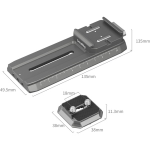 SmallRig 4638 HawkLock, Placa de eliberare rapida H38 Manfrotto
