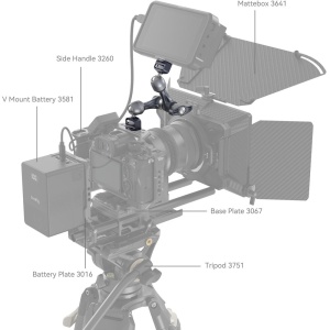 SmallRig 4899, Brat articulat 18 cm, cu suruburi 1/4"-20 and 3/8"-16 ARRI