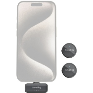SmallRig 4934 S 60, Sistem Microfon Wireless, 2 Persoane, USB-C, Negru