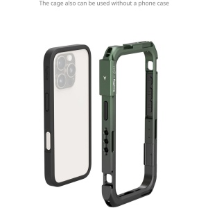 SmallRig 5001 x Brandon Li, Kit pentru iPhone 16 Pro Max, cu cage si grip-uri