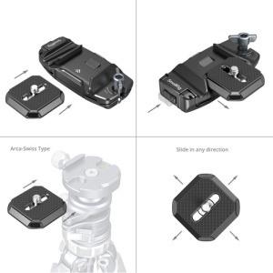 SmallRig 5053, Clema camera cu placa Quick Release Arca-Type