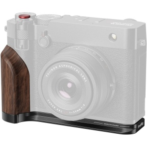 SmallRig 5266, Placa de montare in forma de L cu maner din lemn pentru FUJIFILM GFX100RF Negru