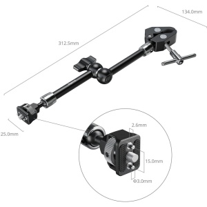 SmallRig 5311, Brat articulat de 28cm cu clema de prindere