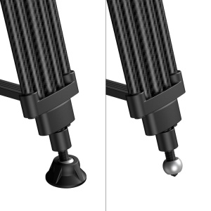 SmallRig 5443, Trepied video din Carbon, 186cm, sarcina 8kg