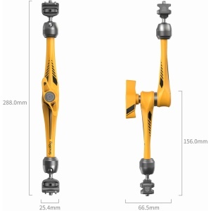 SmallRig 5521, Brat articulat cu rozeta, 27.9cm, BumbleBee Edition