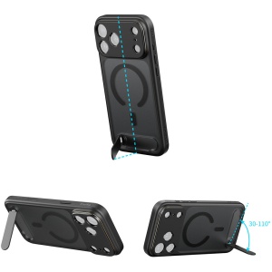 SmallRig 5551 FilMov, Husa neagra pentru iPhone 17 Pro Max, T-Mount