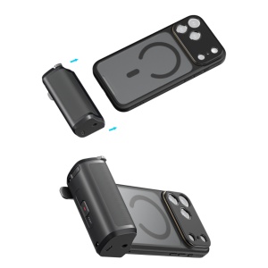 Kit de prindere foto video SmallRig 5553 FilMov pentru iPhone 17 Pro cu husa si maner baterie externa